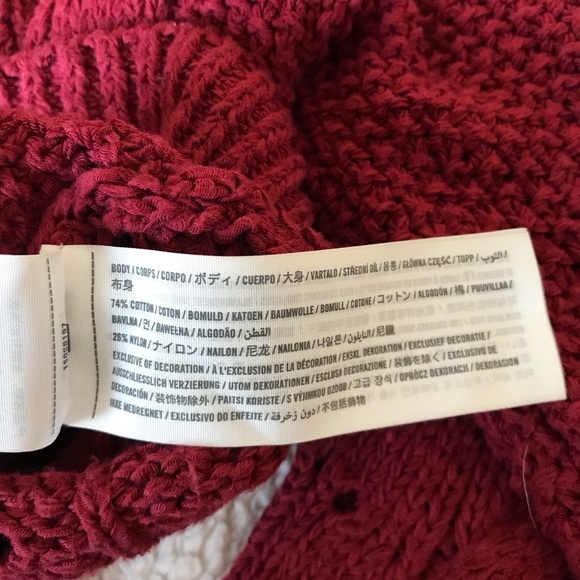 Cropped Abercrombie cable knit sweater - Picture 4 of 4